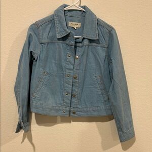 PacSun Baby Blue Corduroy Jacket for Women